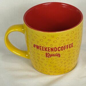Colorful  KAHLUA weekend coffee mug.